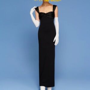 Solace London Black Maxi Gown. Worn once. UK size 12 Fits like a U.S. 8/6.